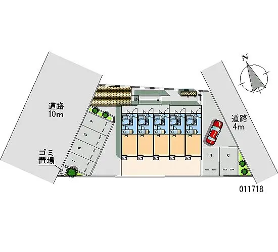 ★手数料０円★千葉市若葉区貝塚町　月極駐車場（LP）